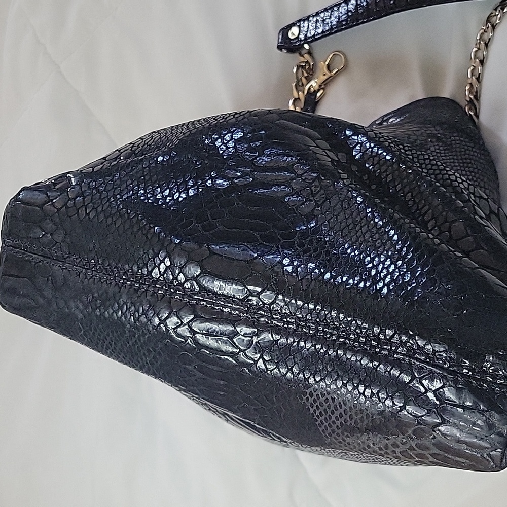 Michael Kors Black Python SM Bag - Picture 5 of 7